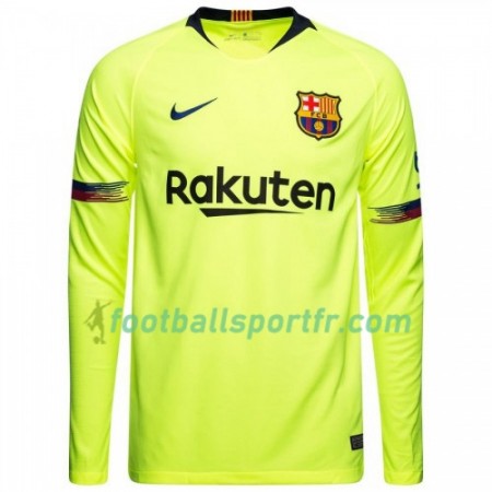 Tenue Barcelone Exterieur 2018-2019 Maillot de Foot ML